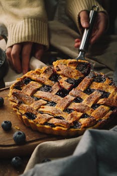 Mustikkapiirakka (Blueberry Pie)